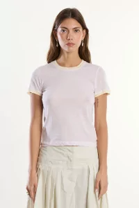 Women's Cotton Linger Ss T-Shirt Ernie Palo – Pink | Centre Commercial