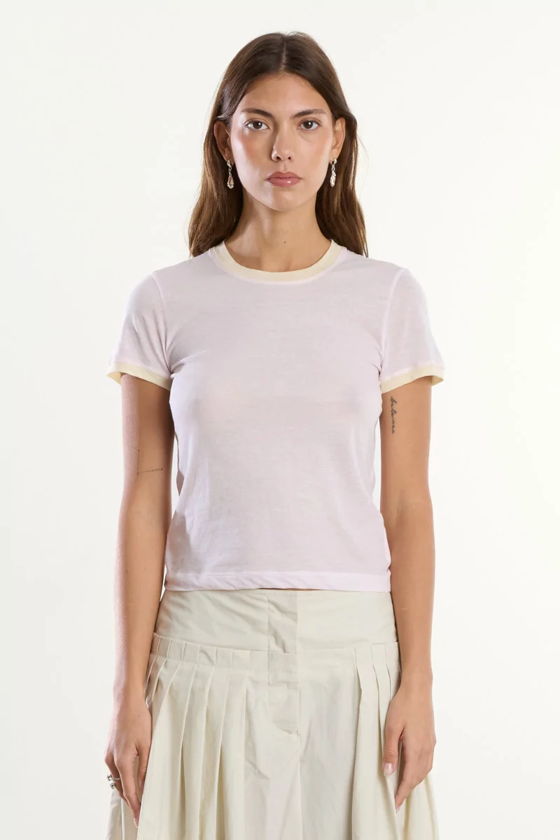 Women's Cotton Linger Ss T-Shirt Ernie Palo – Pink | Centre Commercial