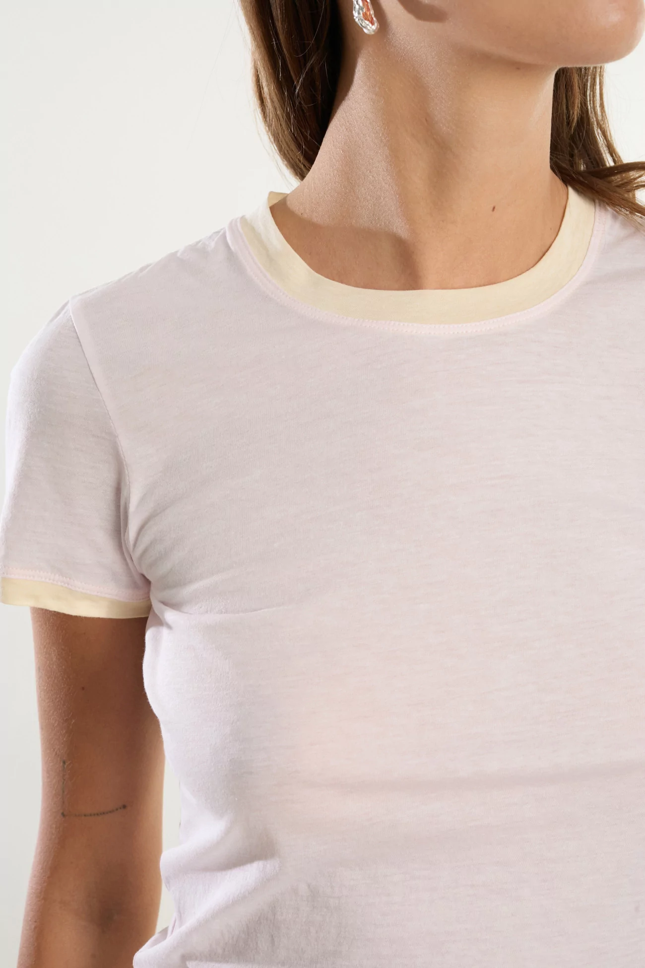 Women's Cotton Linger Ss T-Shirt Ernie Palo – Pink | Centre Commercial