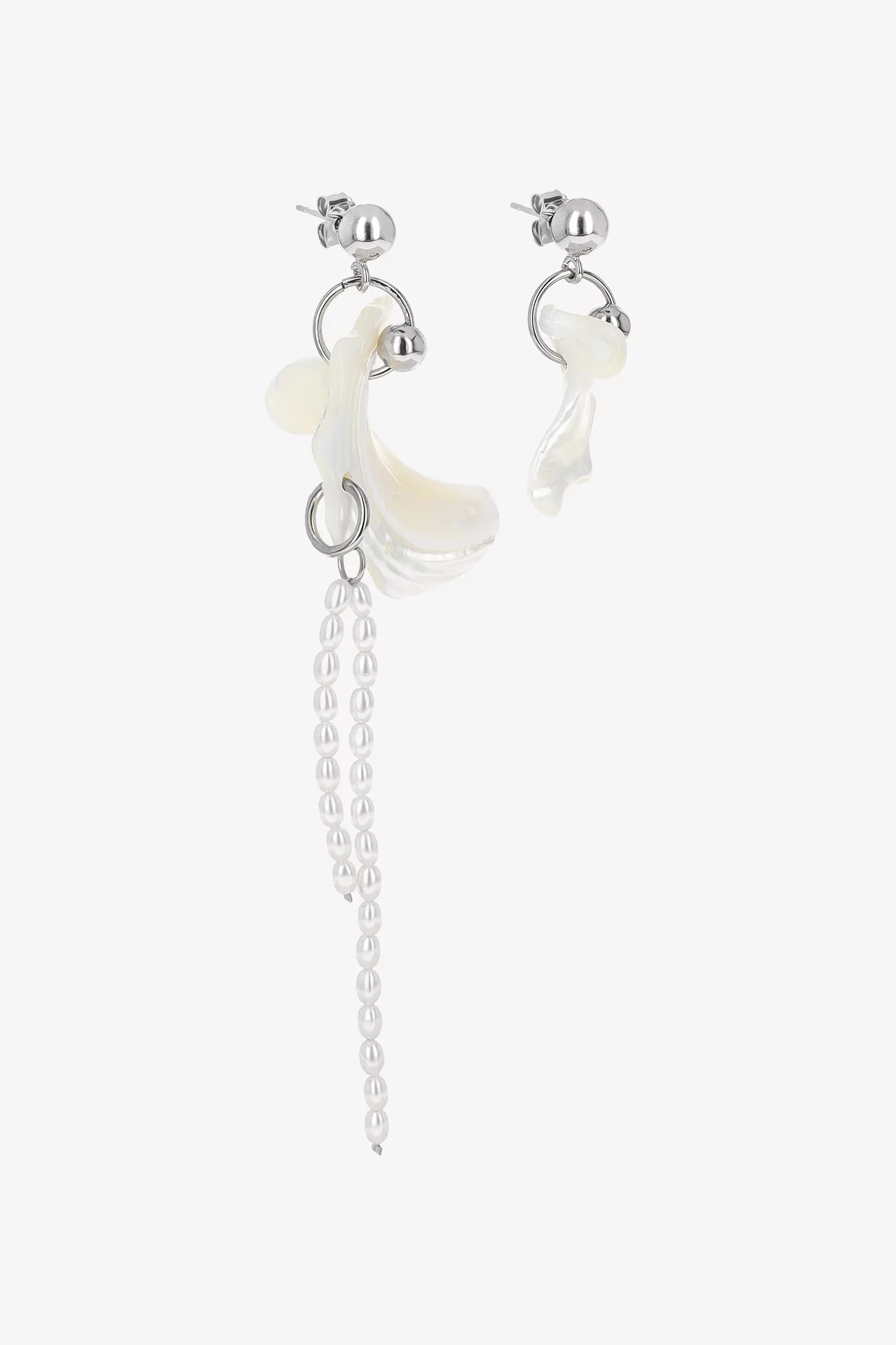 Justine Clenquet Alba Earrings – Palladium | Centre Commercial