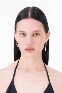 Justine Clenquet Palmer Earrings Set – Palladium | Centre Commercial