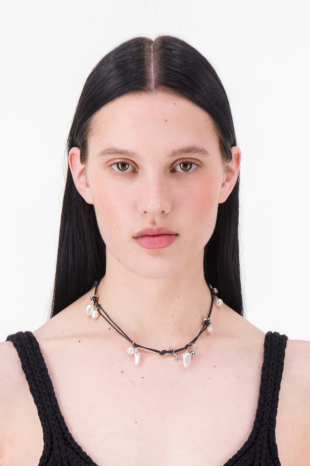 Justine Clenquet Stella Necklace – Black | Centre Commercial