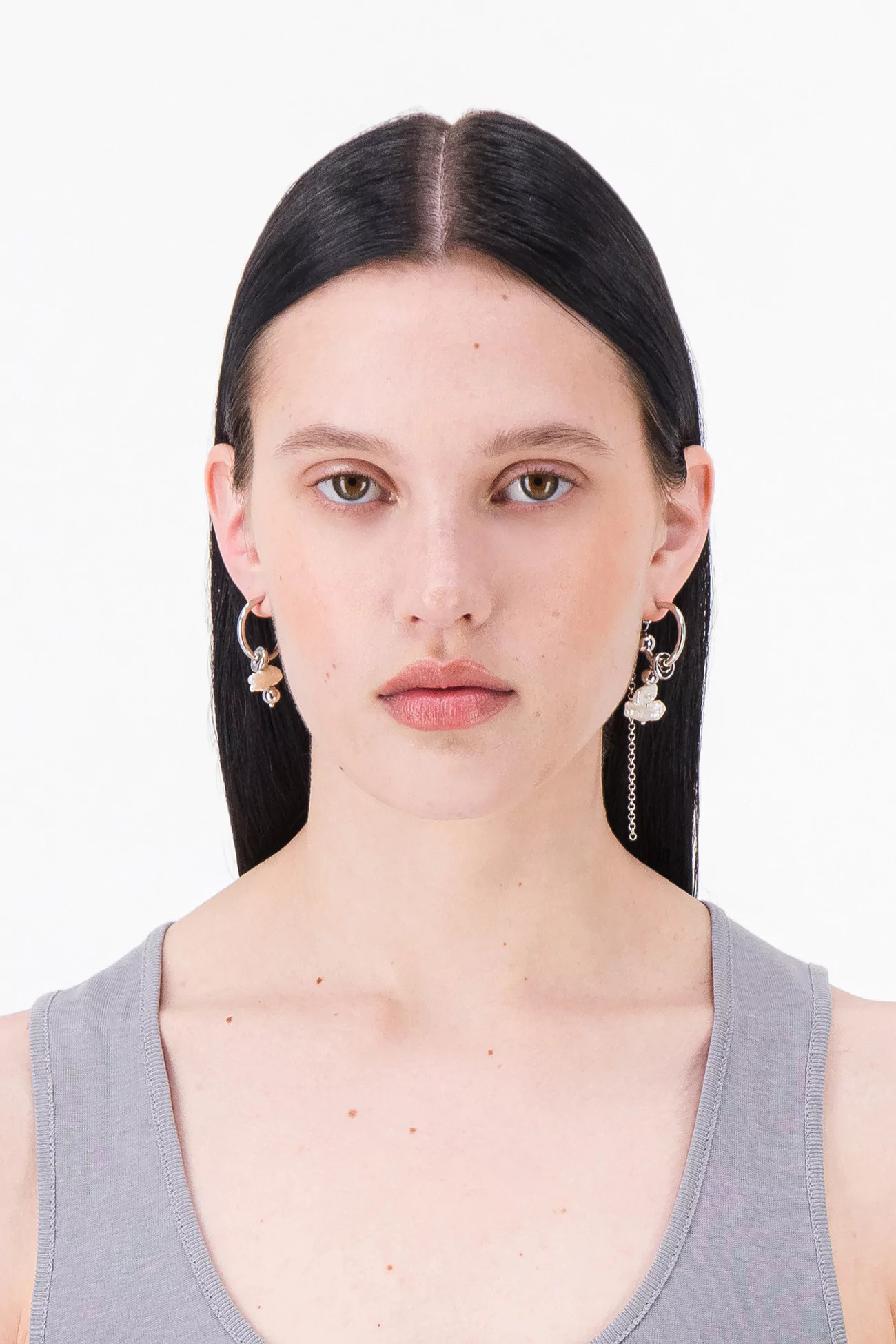 Justine Clenquet Sunny Earrings – Palladium | Centre Commercial