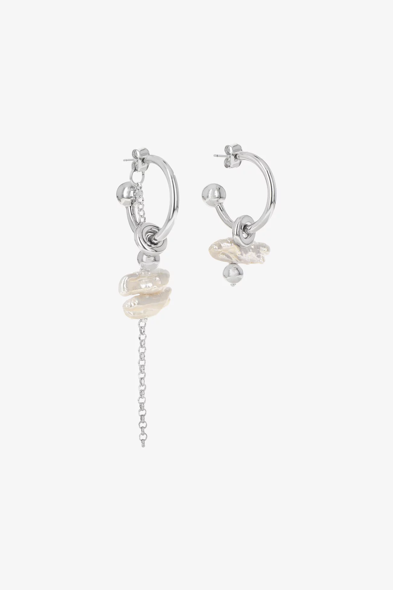 Justine Clenquet Sunny Earrings – Palladium | Centre Commercial
