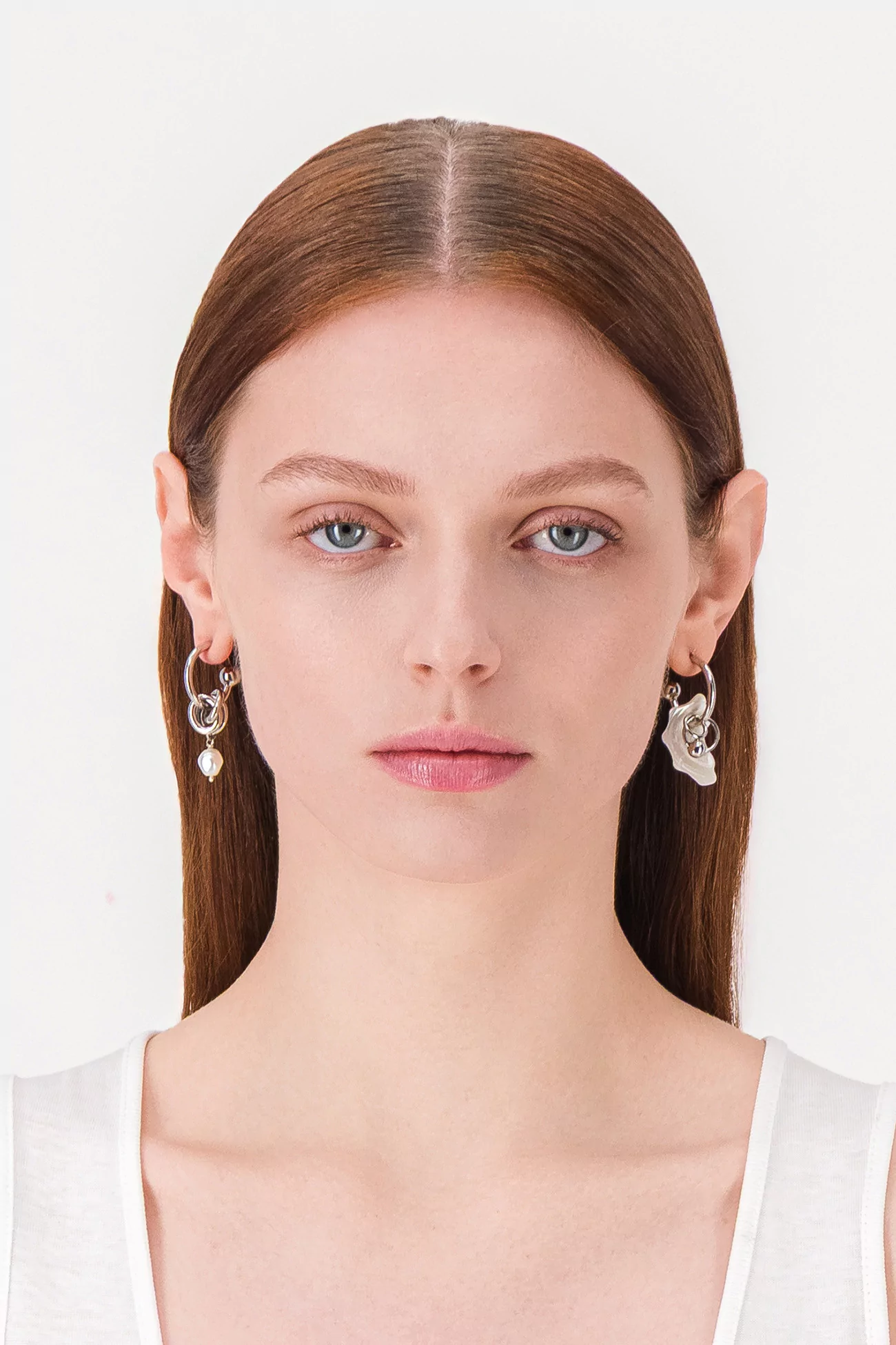 Justine Clenquet Tyler Earrings – Palladium | Centre Commercial