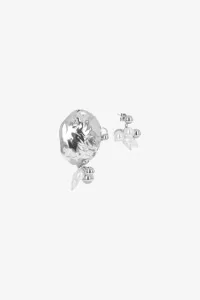 Justine Clenquet Bianca Earrings – Palladium | Centre Commercial