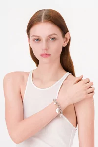 Justine Clenquet Tyler Bracelet – Palladium | Centre Commercial