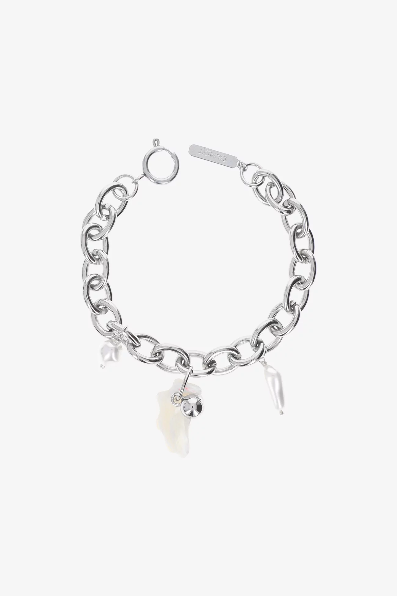 Justine Clenquet Tyler Bracelet – Palladium | Centre Commercial