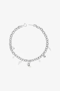 Justine Clenquet Tyler Necklace – Palladium | Centre Commercial