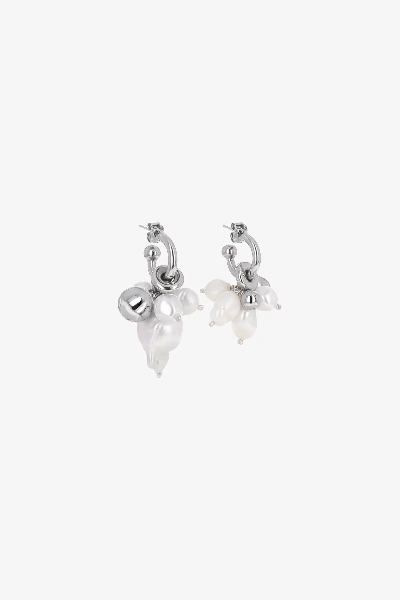 Justine Clenquet Mickey Earrings – Palladium | Centre Commercial