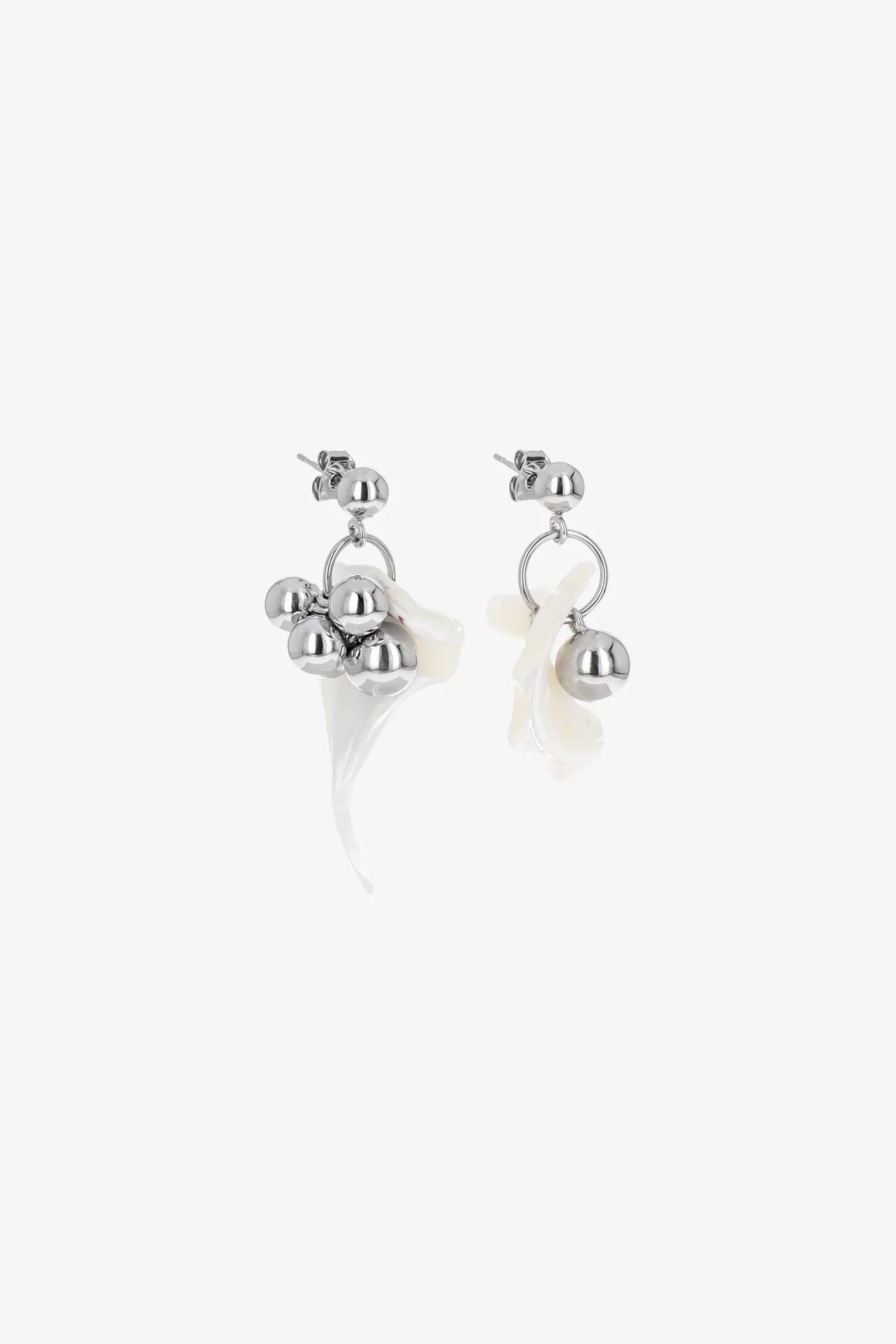 Justine Clenquet Paula Earrings – Palladium | Centre Commercial