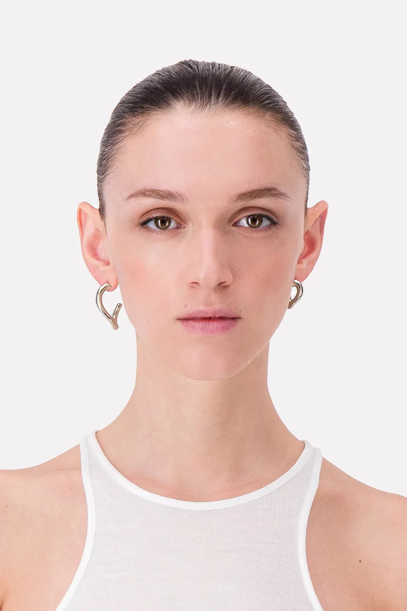 Justine Clenquet Yara Earrings – Palladium | Centre Commercial
