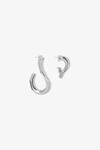 Justine Clenquet Yara Earrings – Palladium | Centre Commercial