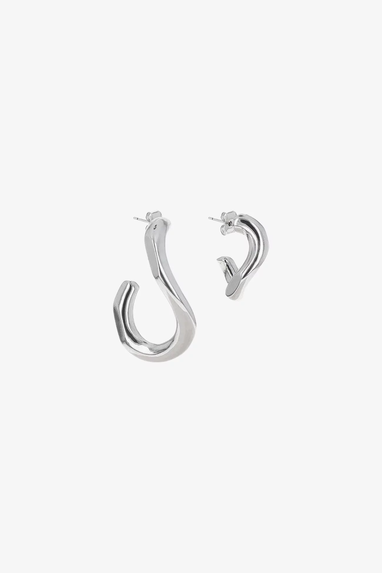 Justine Clenquet Yara Earrings – Palladium | Centre Commercial