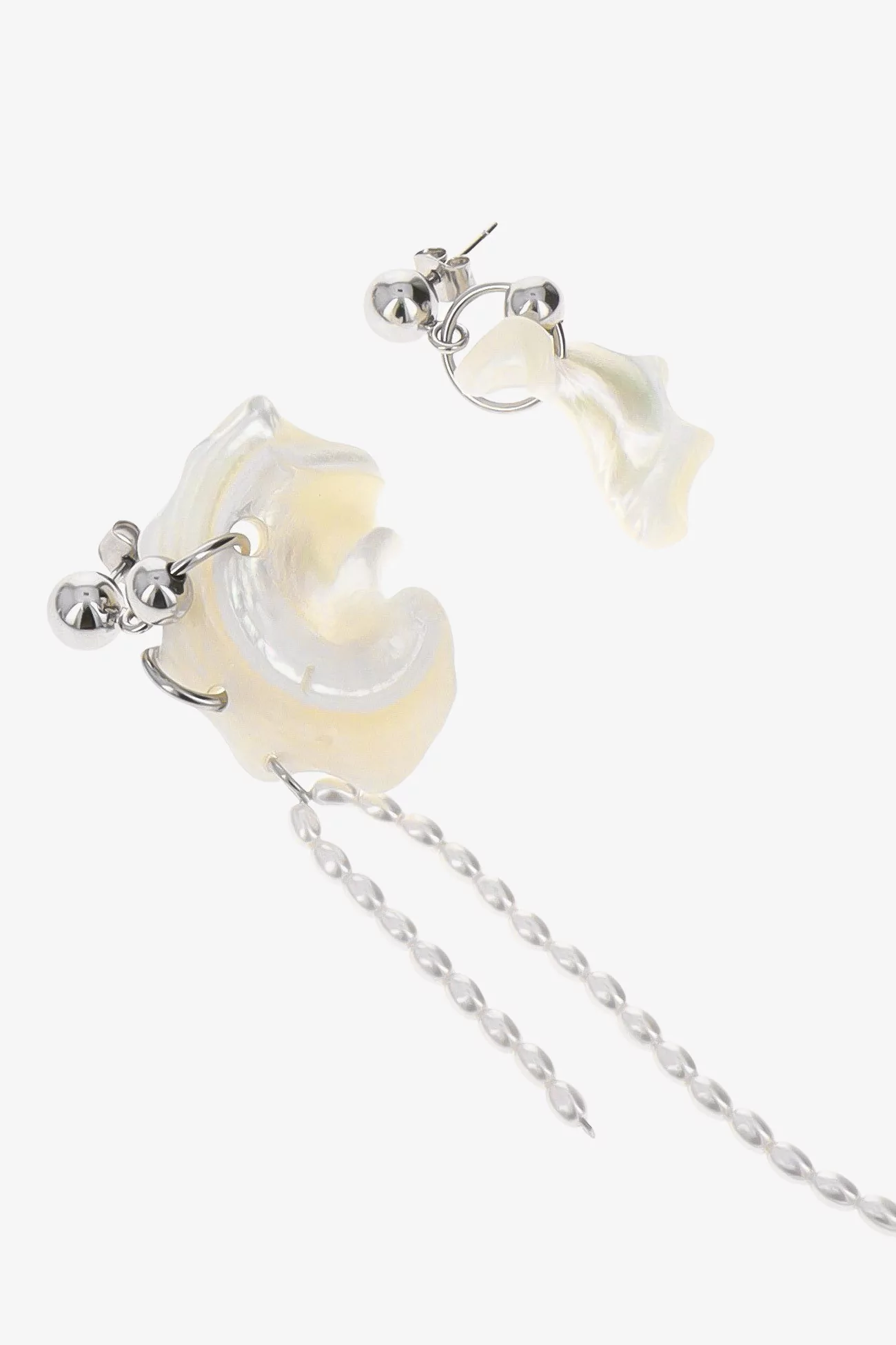 Justine Clenquet Alba Earrings – Palladium | Centre Commercial