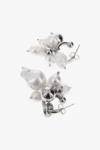 Justine Clenquet Mickey Earrings – Palladium | Centre Commercial