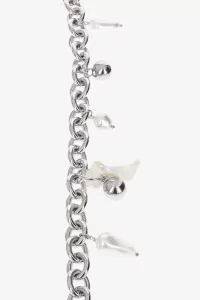 Justine Clenquet Tyler Necklace – Palladium | Centre Commercial