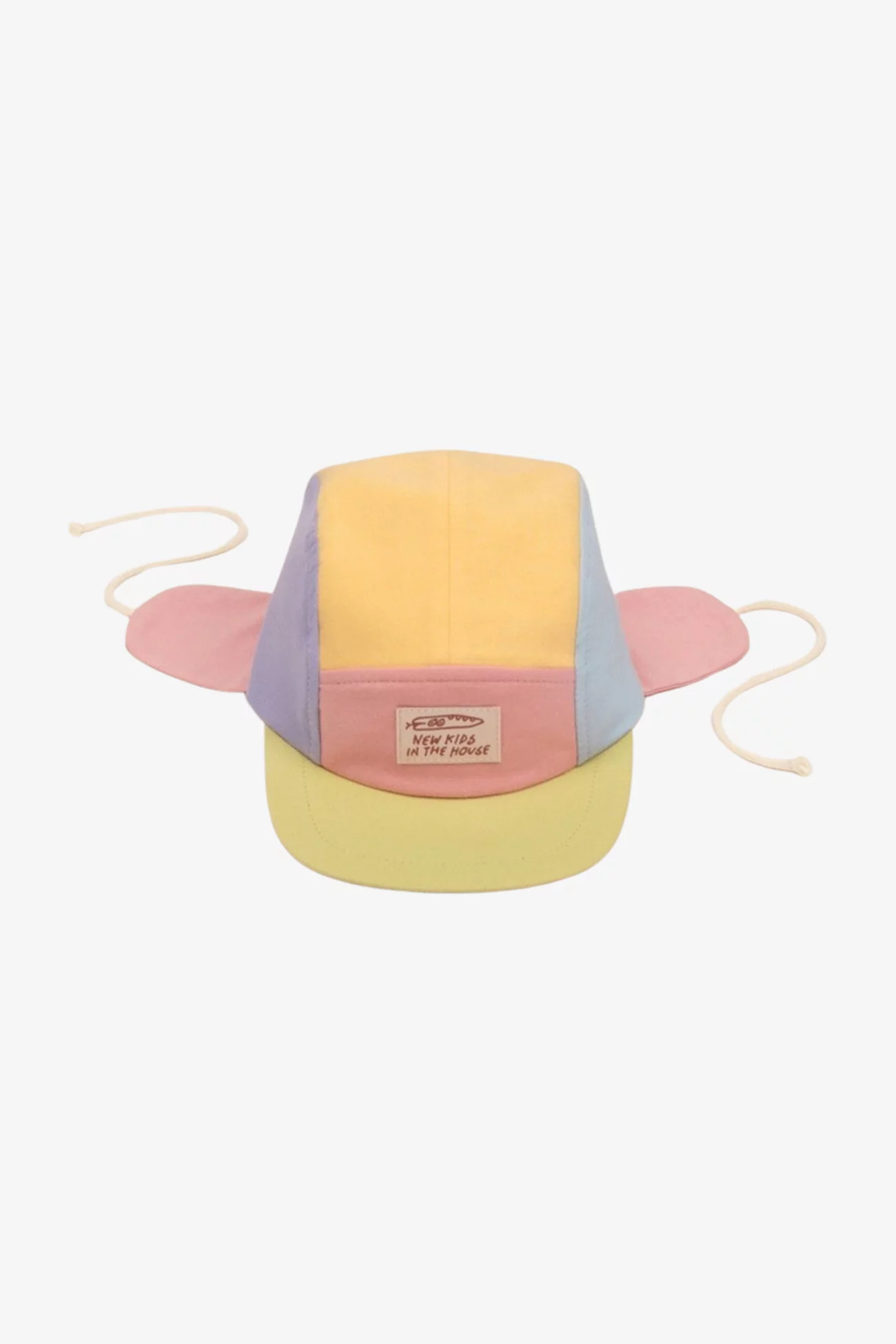 Wolly Baby Cap Organic & Upcycled Cotton – Pastel Multi | Centre Commercial