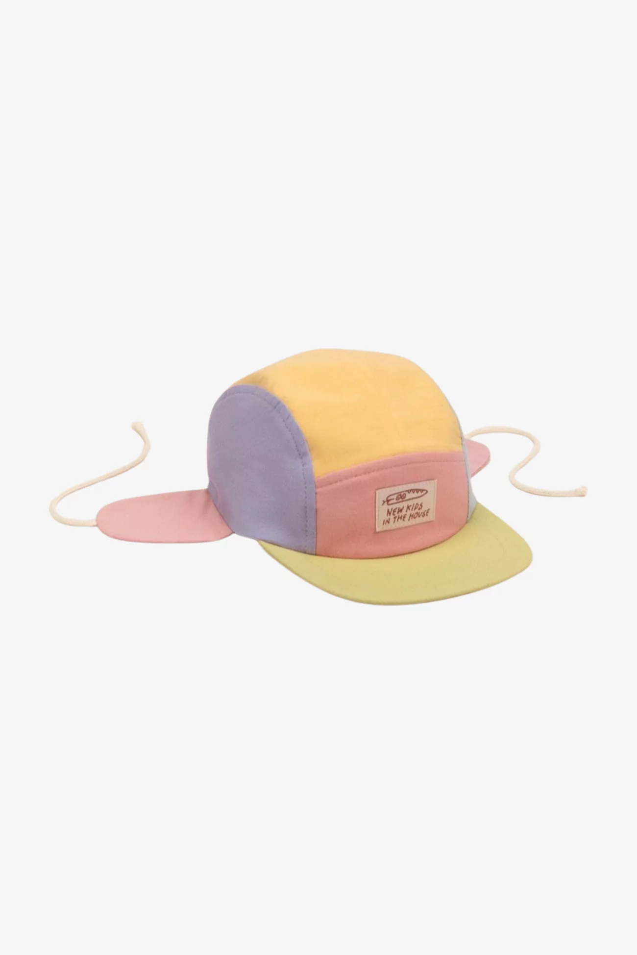 Wolly Baby Cap Organic & Upcycled Cotton – Pastel Multi | Centre Commercial