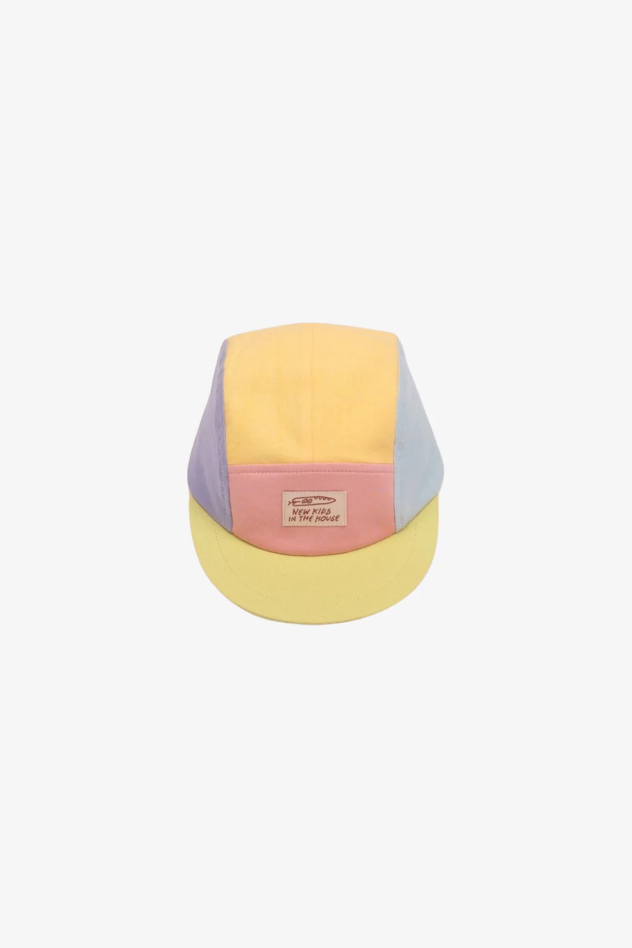 Kids Calvin Cap Organic & Upcycled Cotton – Pastel Multi | Centre Commercial