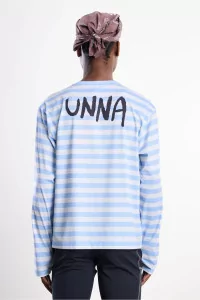 Unna Striped LS Running Long Sleeve T-Shirt – Baby Blue | Centre Commercial