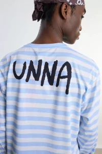 Unna Striped LS Running Long Sleeve T-Shirt – Baby Blue | Centre Commercial