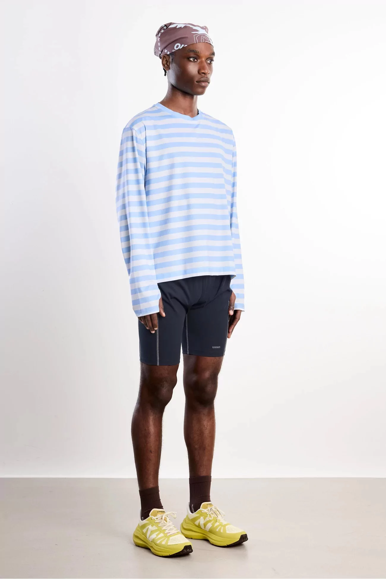 Unna Striped LS Running Long Sleeve T-Shirt – Baby Blue | Centre Commercial