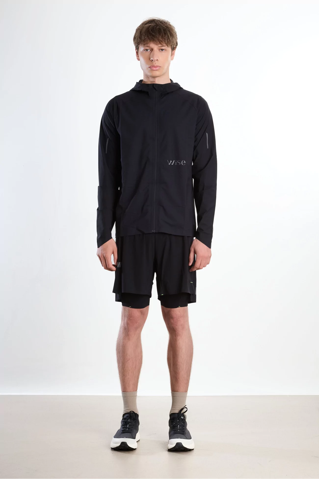 Wise NanoShell 160g Merino Trail Jacket – Black | Centre Commercial