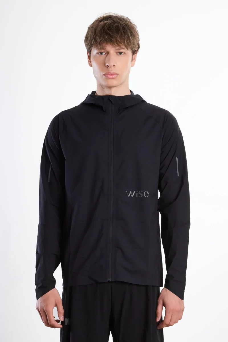 Wise NanoShell 160g Merino Trail Jacket – Black | Centre Commercial