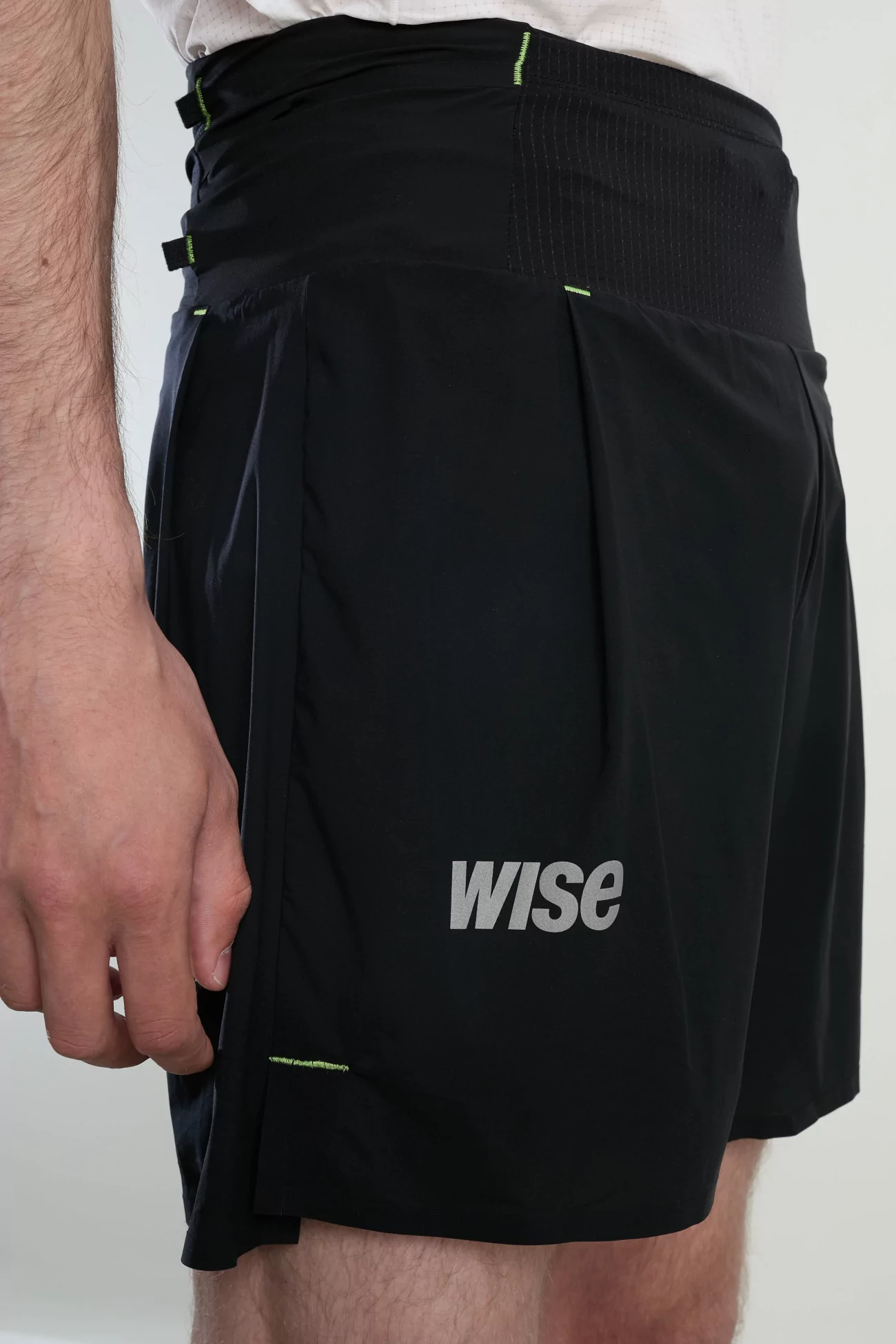 Wise 522 Trail Running Short with Boxer – Black | Centre Commercial
