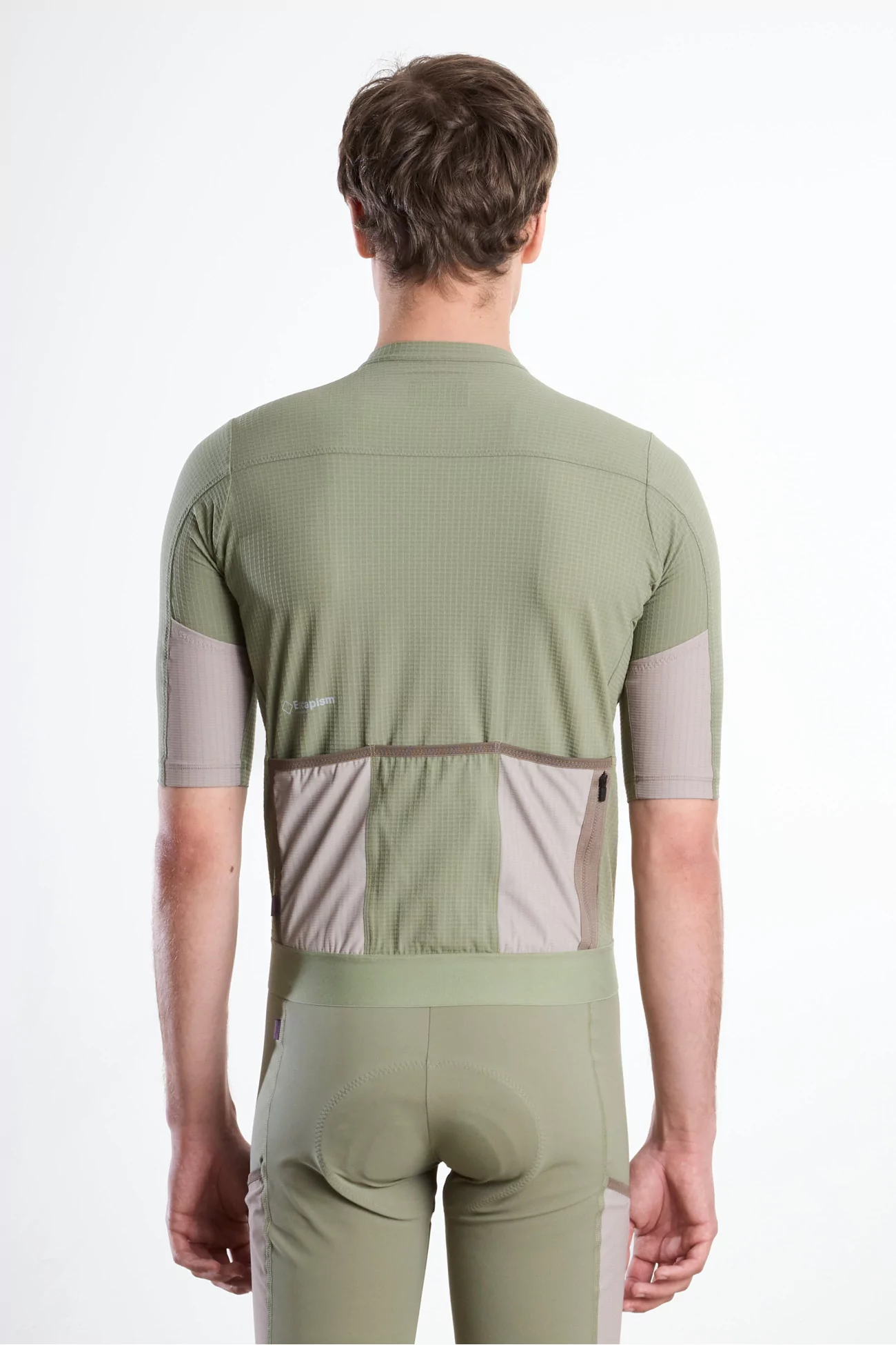Escapism Light Cycling Jersey – Light Olive | Centre Commercial