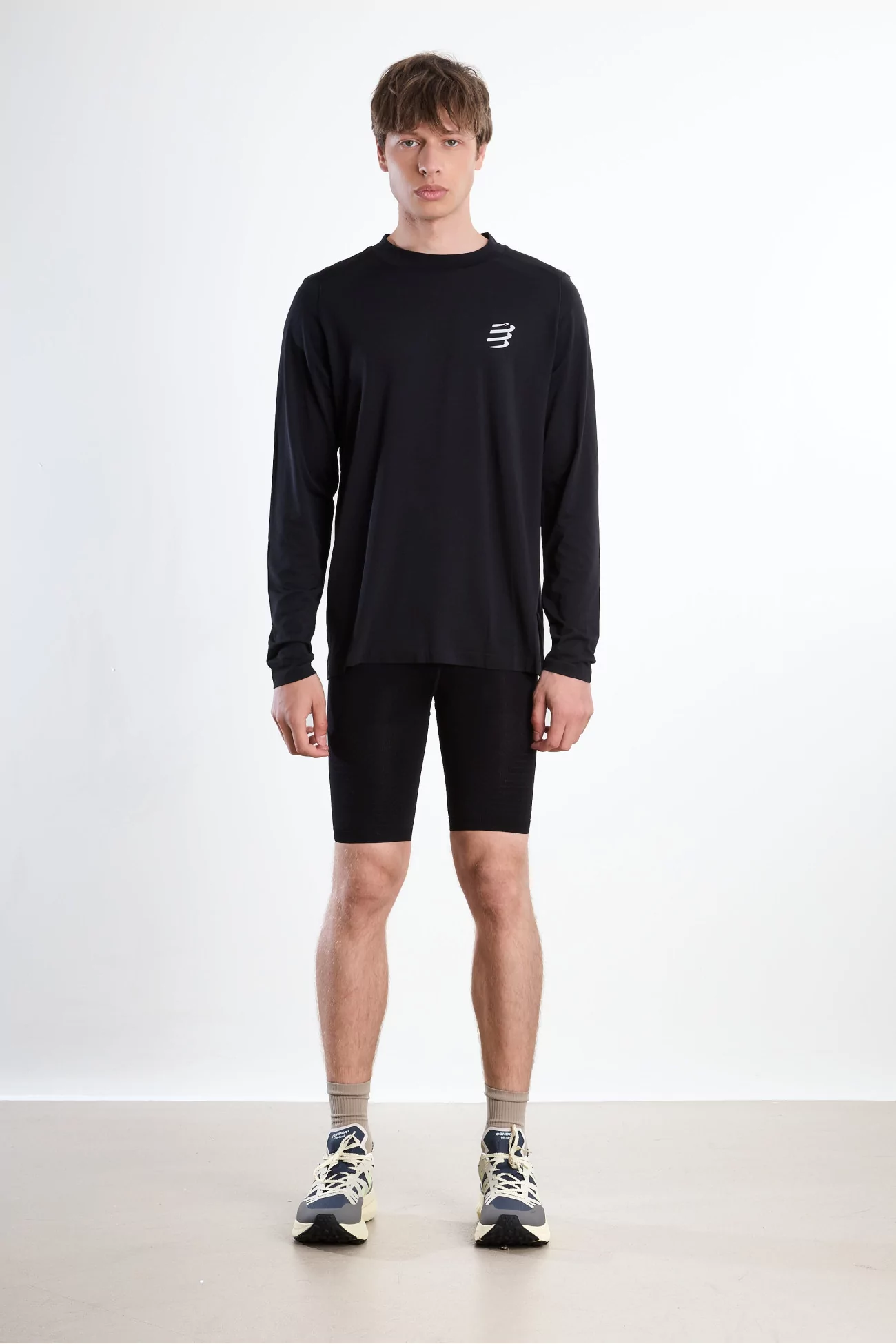 Performance Long Sleeve Running T-shirt Men – Black | Centre Commercial