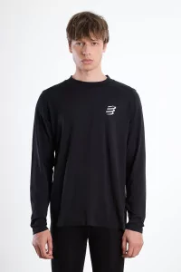 Performance Long Sleeve Running T-shirt Men – Black | Centre Commercial