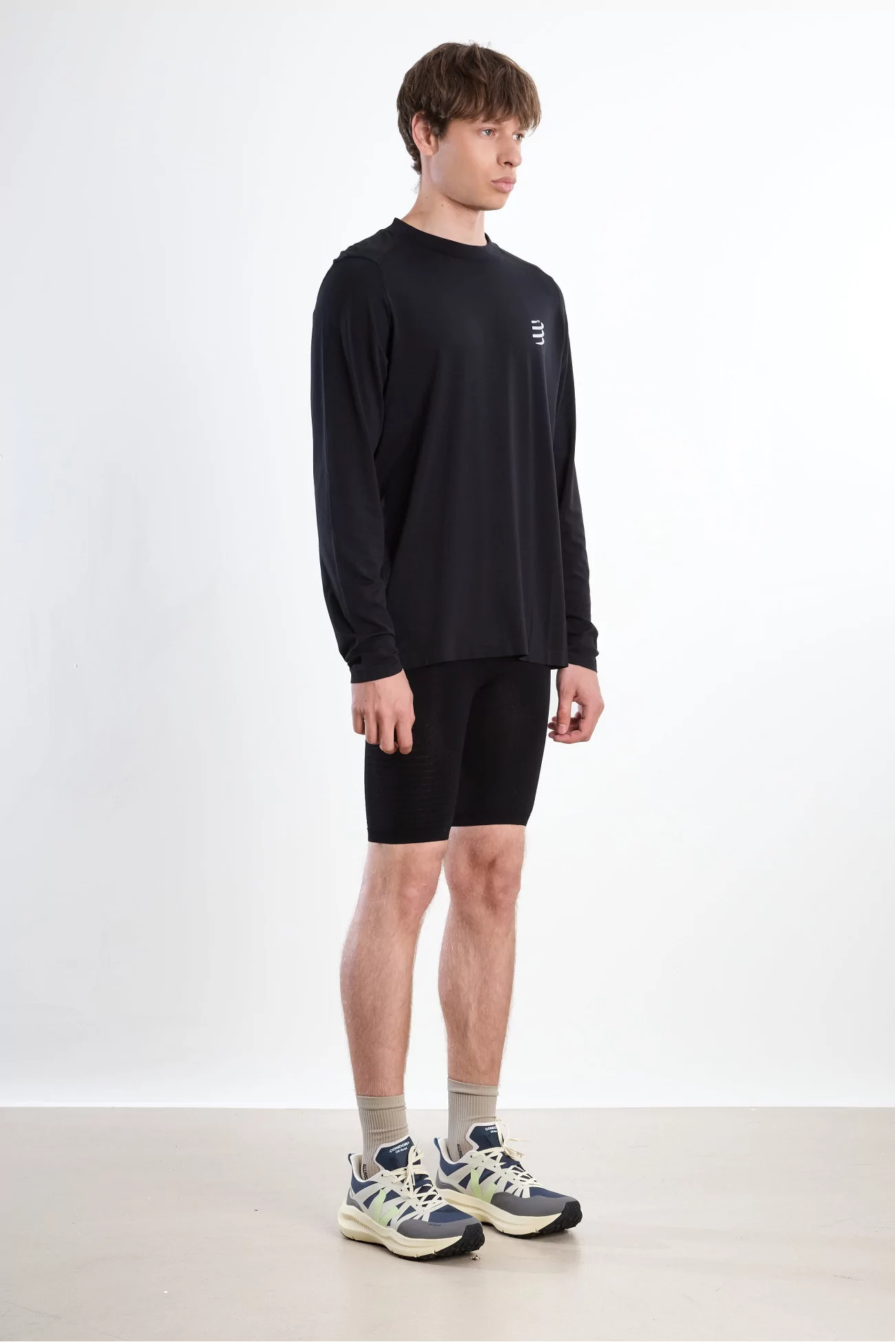 Performance Long Sleeve Running T-shirt Men – Black | Centre Commercial
