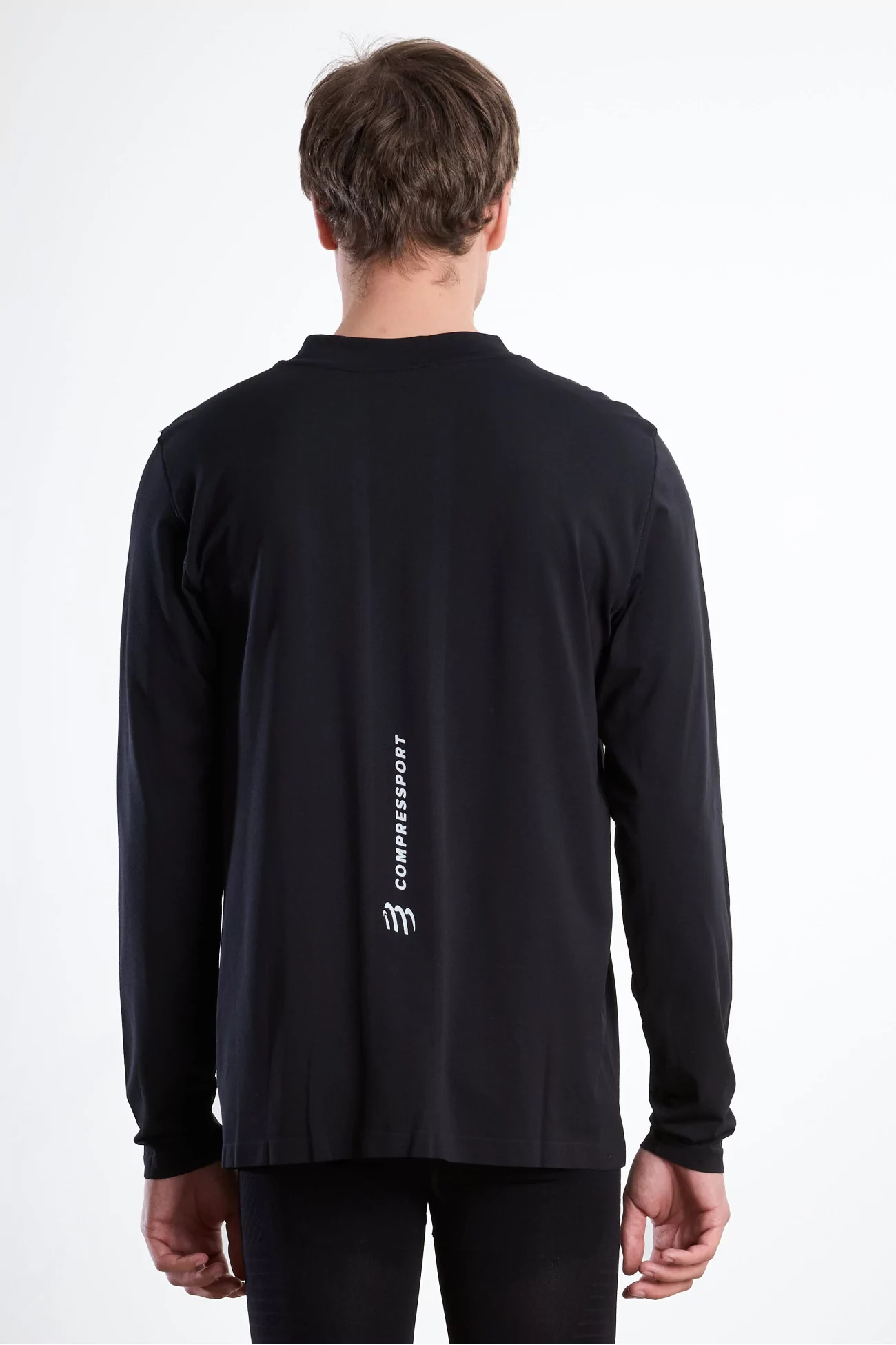 Performance Long Sleeve Running T-shirt Men – Black | Centre Commercial