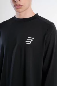 Performance Long Sleeve Running T-shirt Men – Black | Centre Commercial