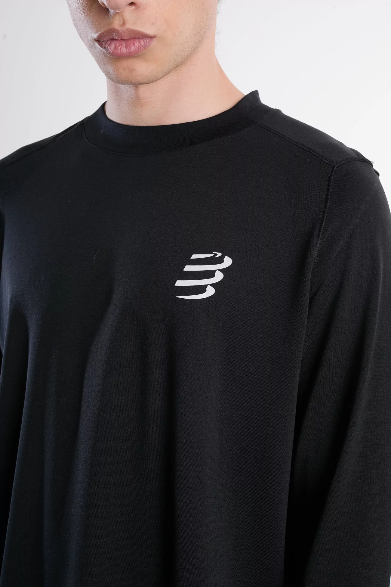 Performance Long Sleeve Running T-shirt Men – Black | Centre Commercial