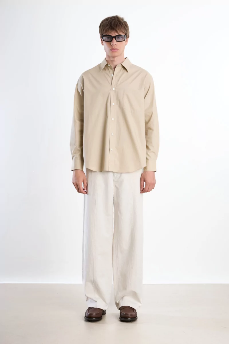 Ernie Palo Cotton Linen Trousers – Ivory | Centre Commercial
