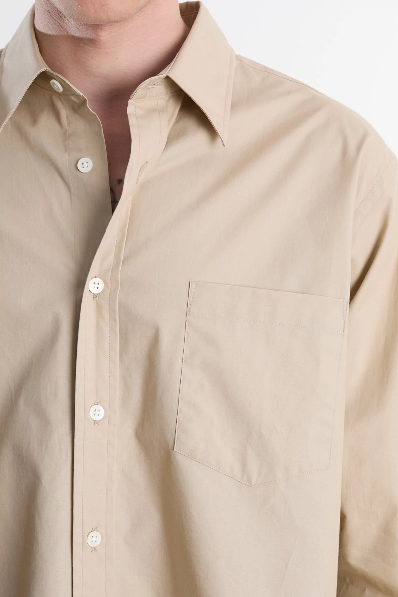 Ernie Palo Standard Shirt – Beige | Centre Commercial