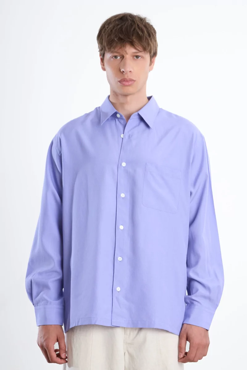 Ernie Palo Standard Silk Shirt – Purple | Centre Commercial