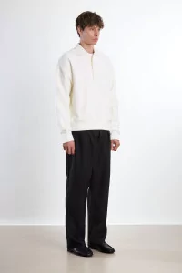 Museum Garments Reversed Polo Sweatshirt – Natural | Centre Commercial