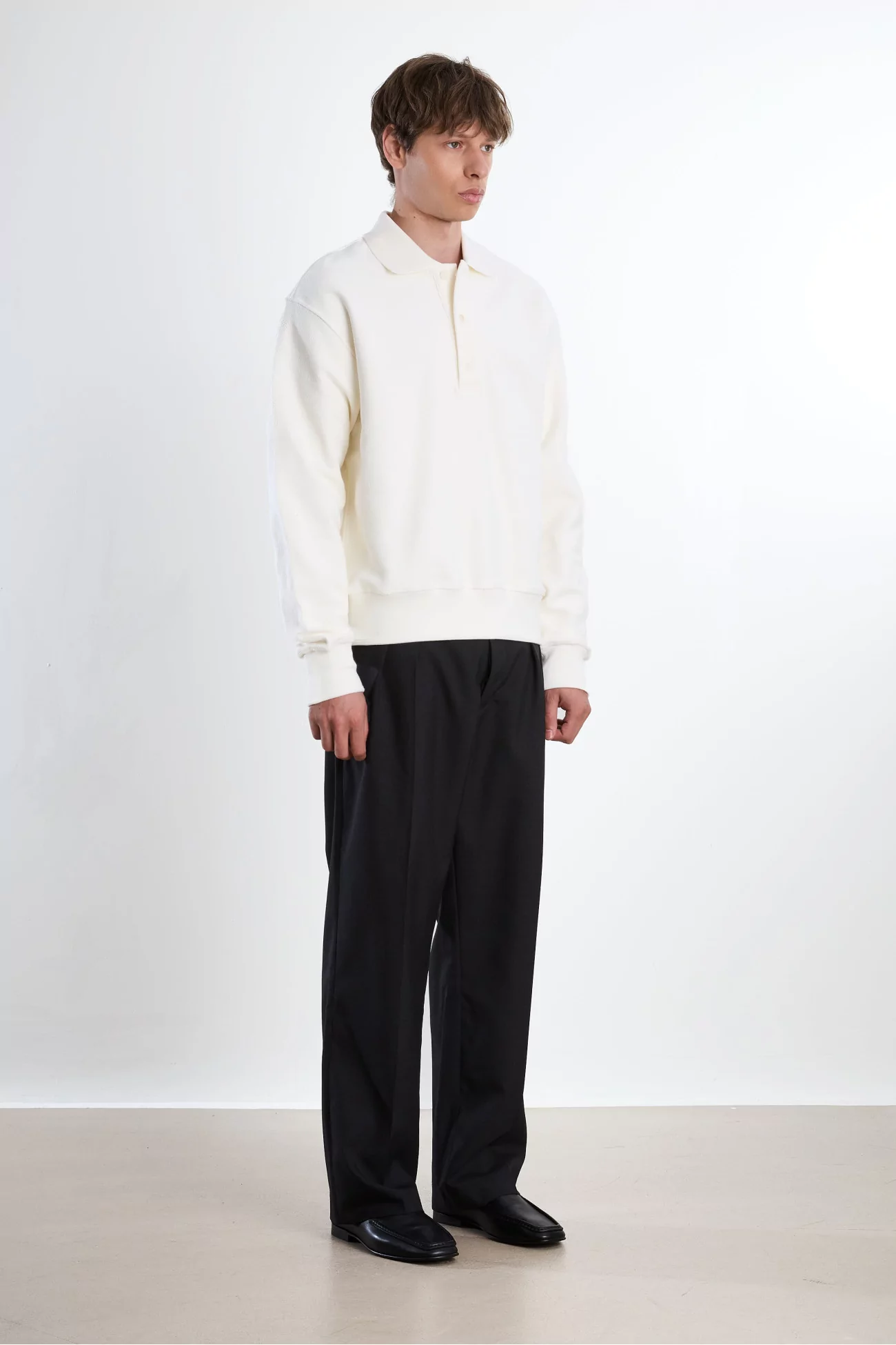 Museum Garments Reversed Polo Sweatshirt – Natural | Centre Commercial