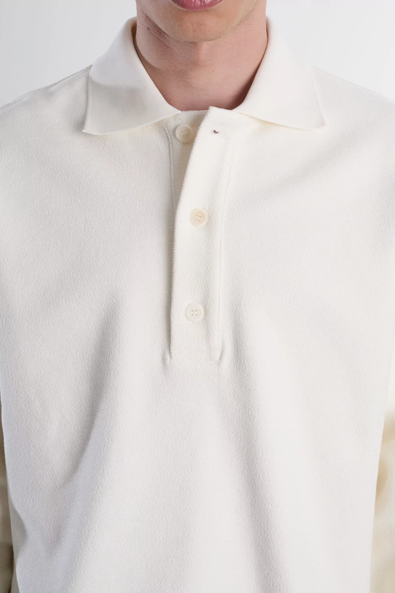 Museum Garments Reversed Polo Sweatshirt – Natural | Centre Commercial