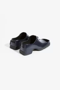 Miista Ertha Glossy Leather Sandals – Navy | Centre Commercial