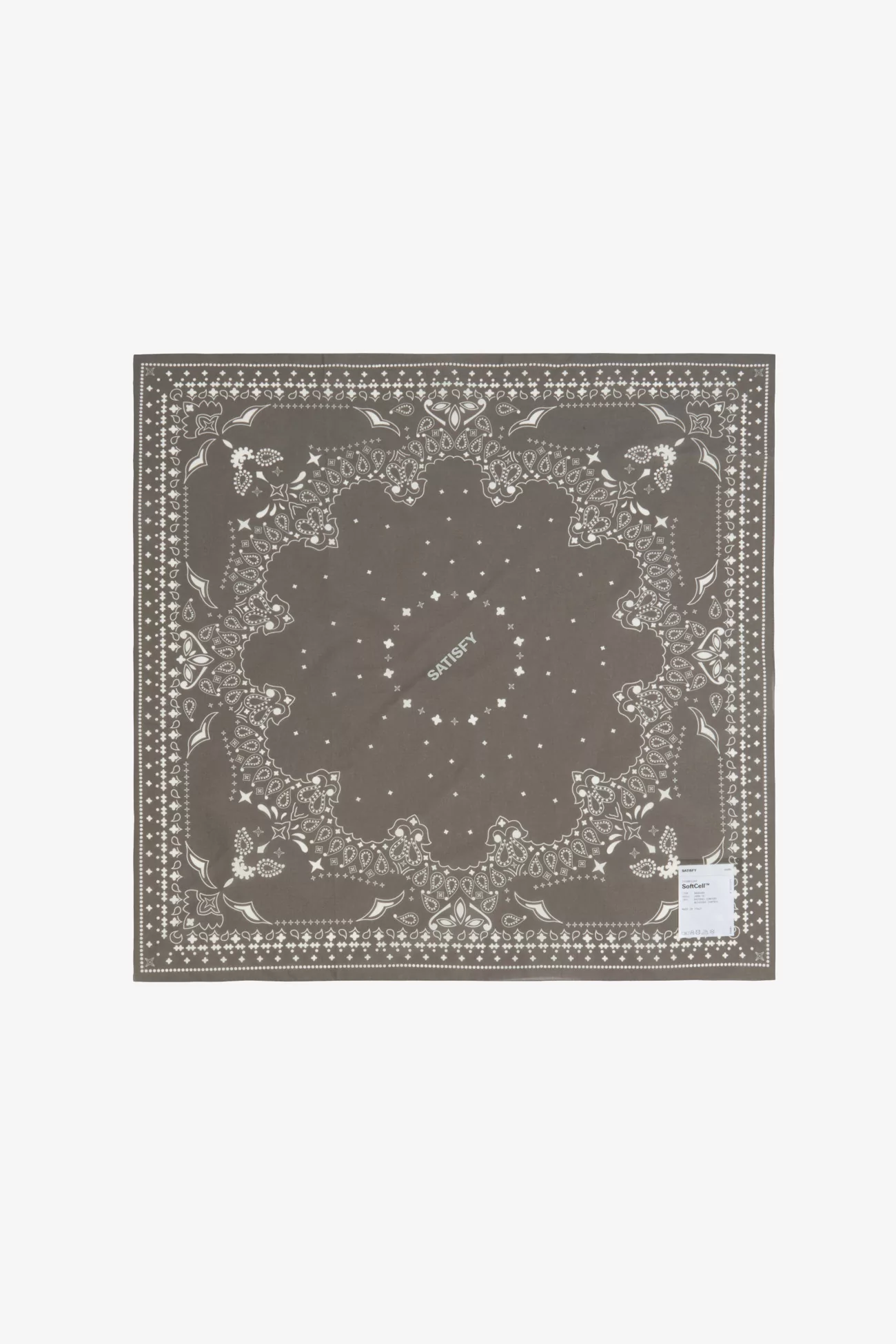 Satisfy SoftCell™ Organic Cotton Bandana – Dark Shadow | Centre Commercial