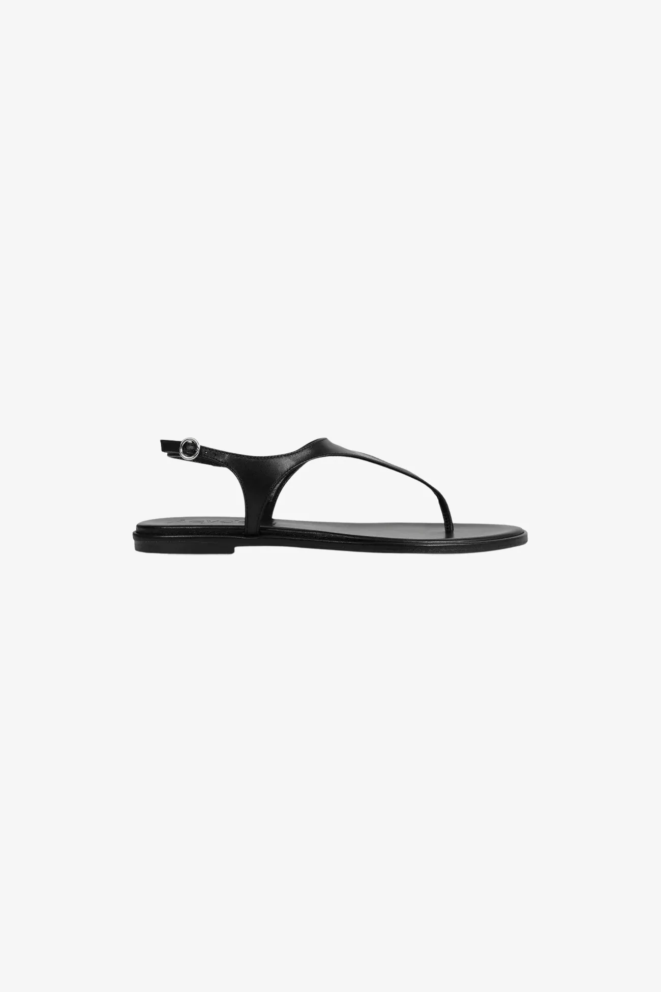 Aeyde Raine Nappa Leather Flat Sandals Women – Black | Centre Commercial