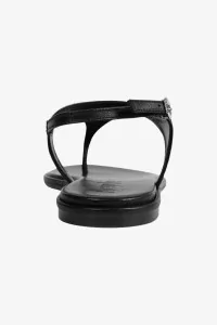 Aeyde Raine Nappa Leather Flat Sandals Women – Black | Centre Commercial