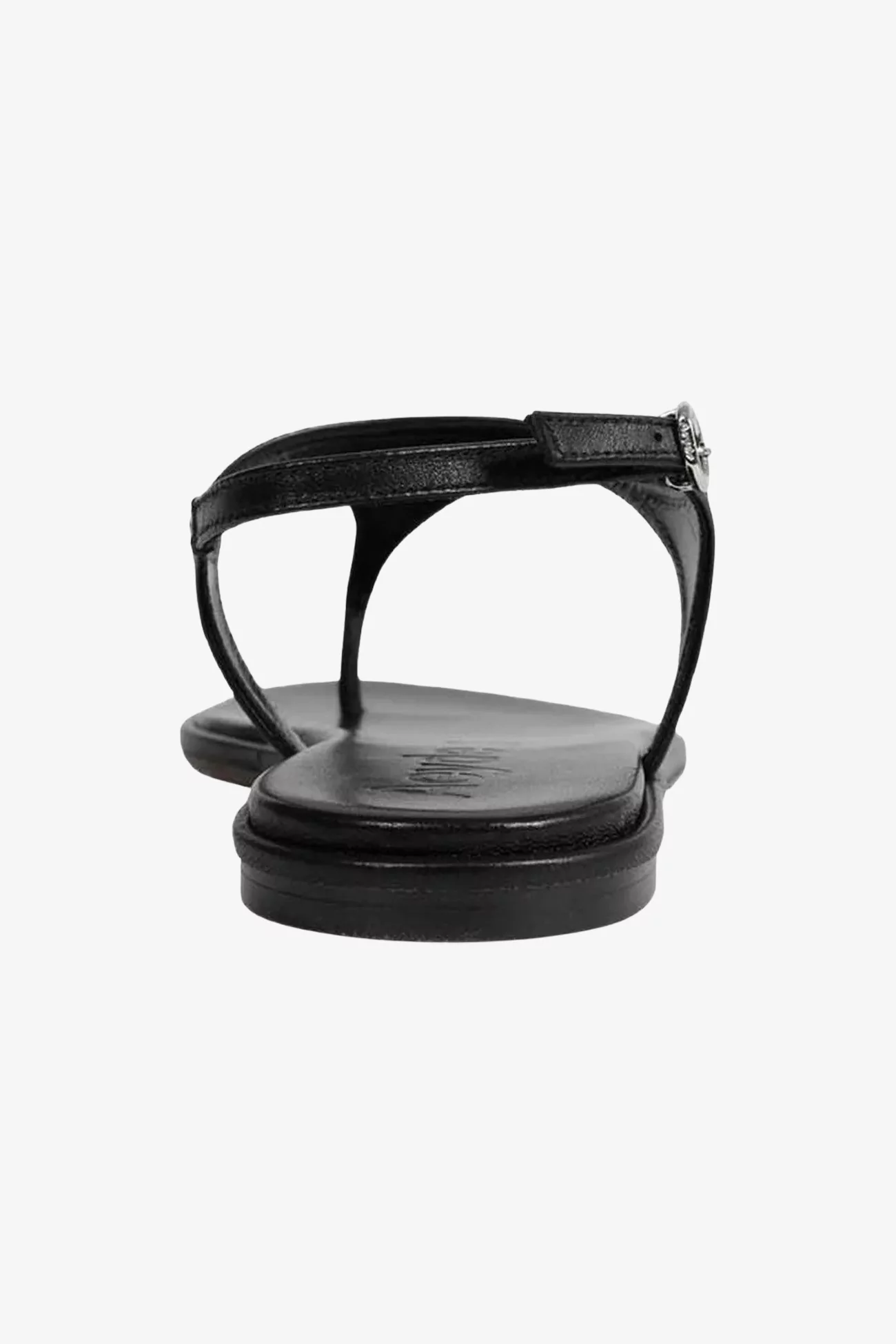 Aeyde Raine Nappa Leather Flat Sandals Women – Black | Centre Commercial