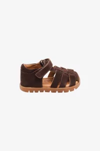 Bisgaard Beka S Kids Leather Sandals – Cacao | Centre Commercial