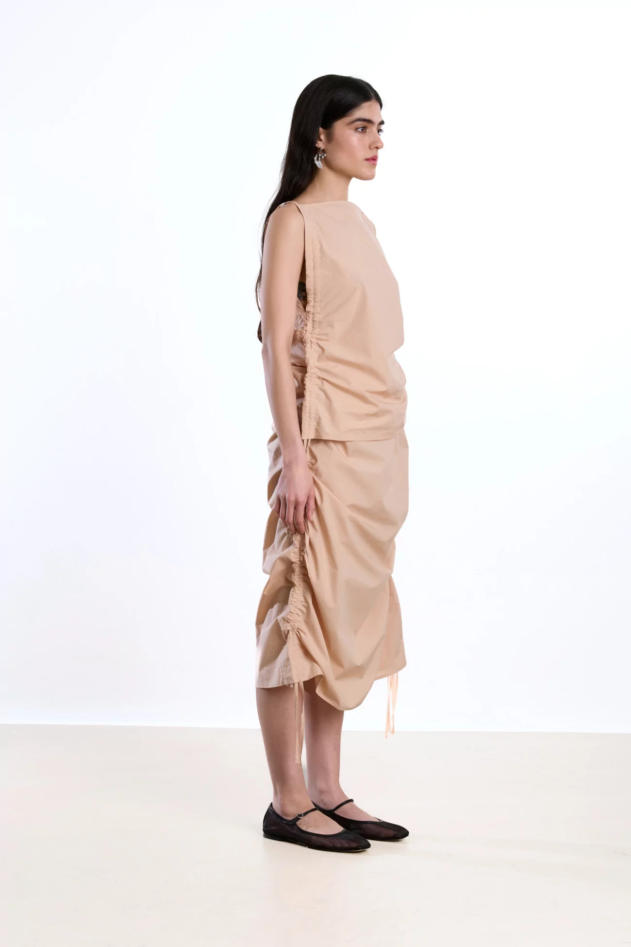 Baserange Pictorial Top Organic Cotton – Andradita Sand | Centre Commercial